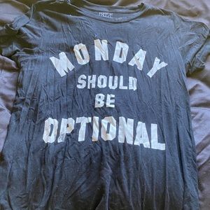 Black Quoted T-Shirt